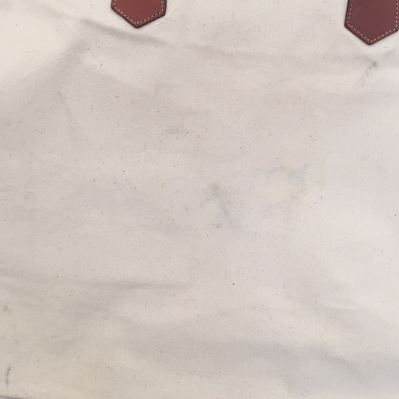 Escada large canvas and leather tote bag - Picture 5 of 8